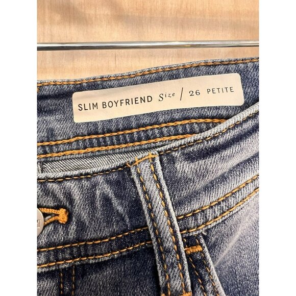 Anthropologie Pilcro And The Letterpress Slim Boyfriend Denim Jeans size 26” P - Picture 3 of 13
